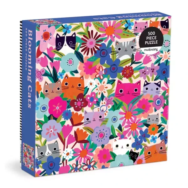 Puzzle Blooming Cats - 500 pièces - Mudpuppy - Trevell