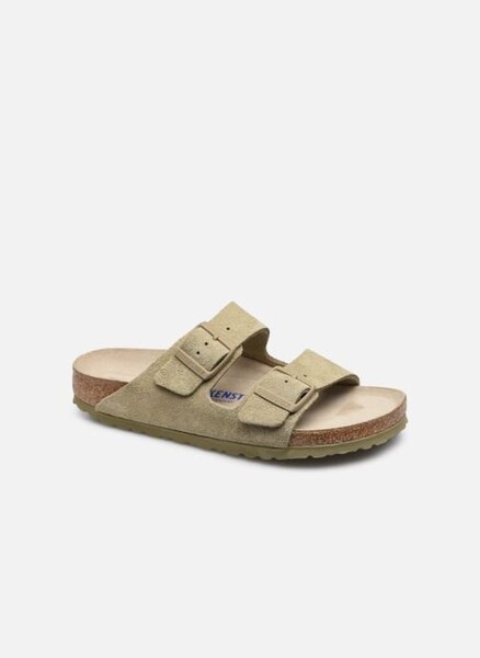 Mules - Arizona Cuir Suede Soft Footbed W - Vert