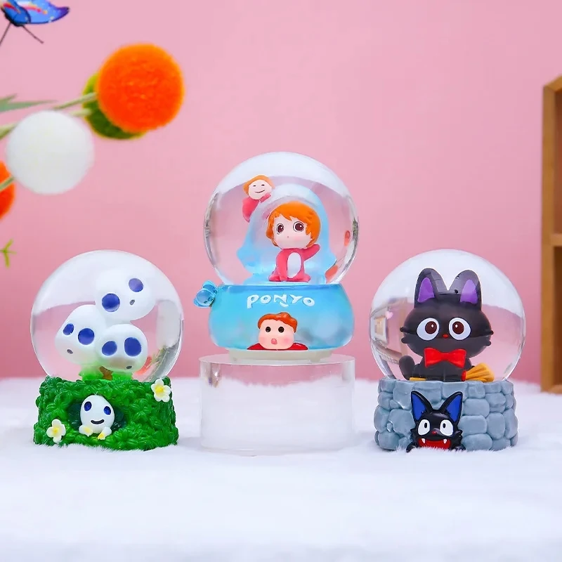 Set 6pcs Blind Box Studio Ghibli​ Crystal Ball Decor | Ghibli Merch Store