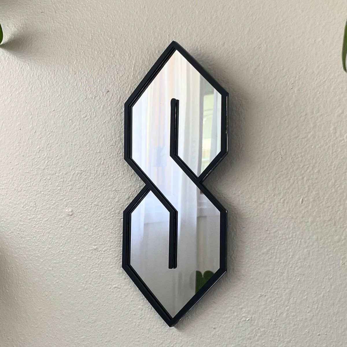 Mini miroir Super S : décoration murale acrylique de l'an 2000 en acrylique