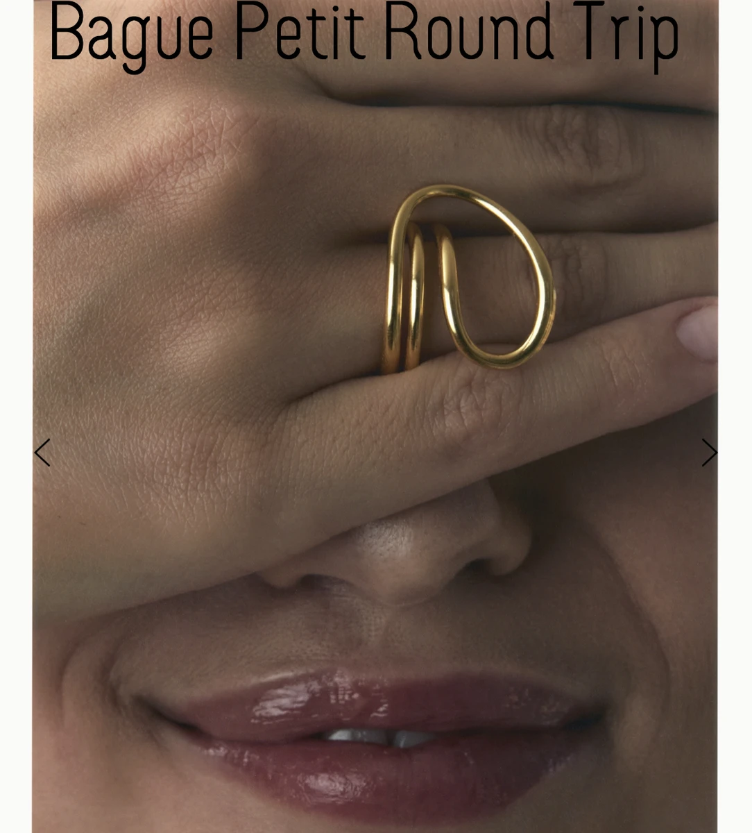 Bague petit round trip
