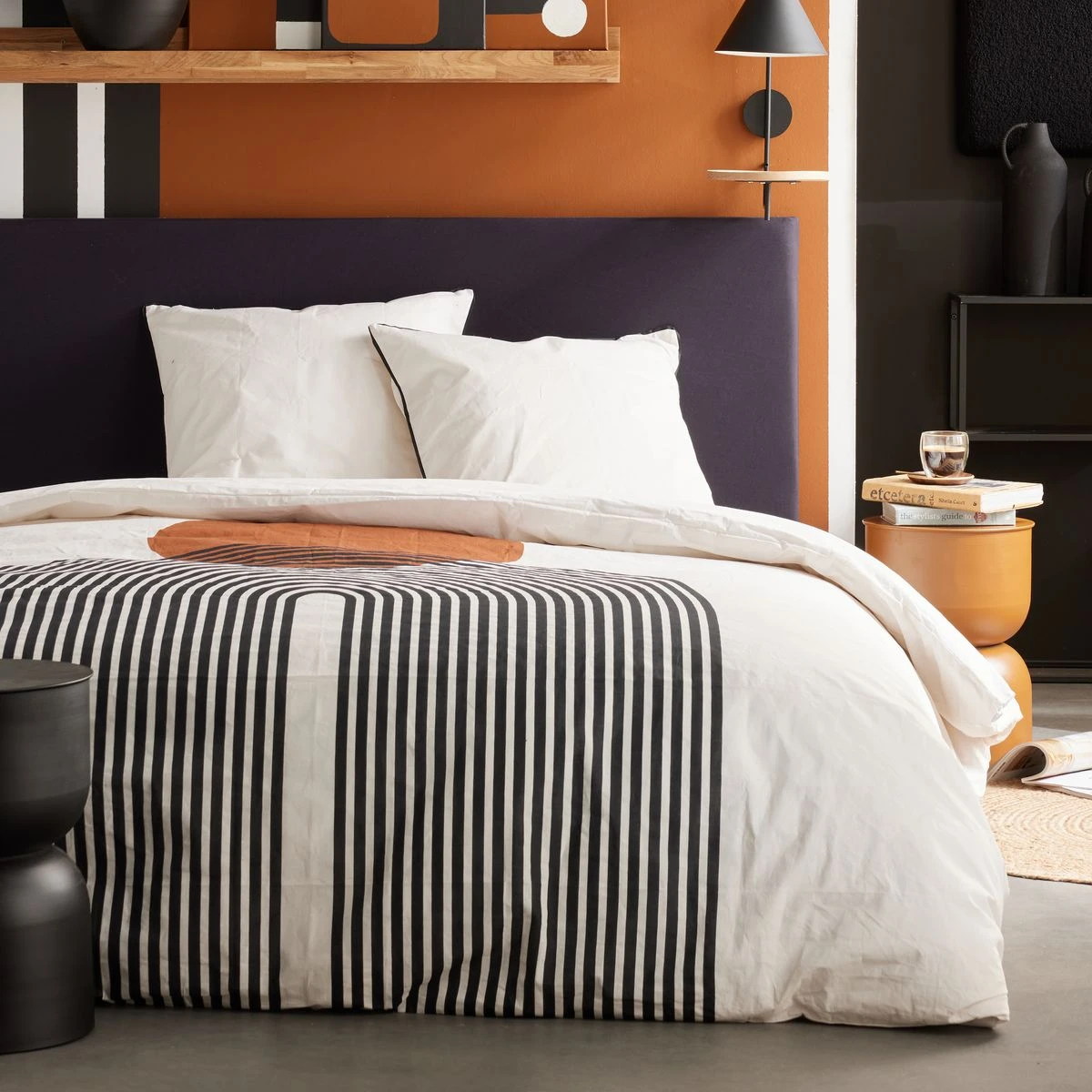 Parure de lit imprimé Graphique MOKA