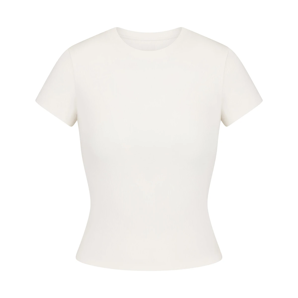 COTTON RIB T-SHIRT | MARBLE