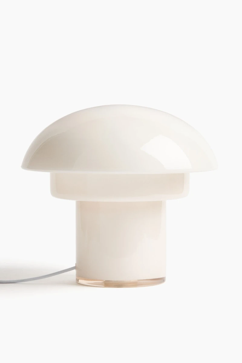 Lampe de table en verre - Blanc - Home All | H&M FR