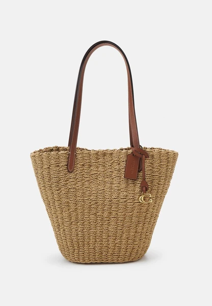 SMALL TOTE - Sac à main - dark natural