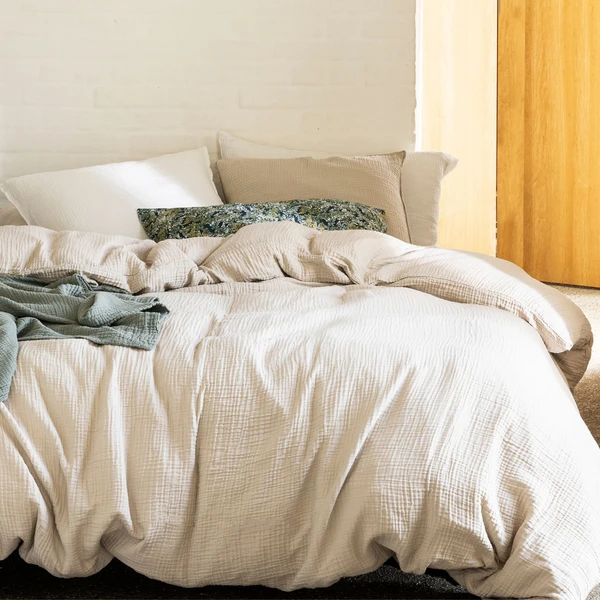 Parure de lit Simplement Gaufré beige