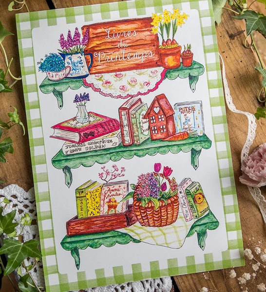 Carte - Livres de printemps