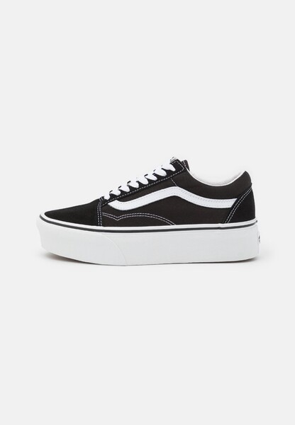 OLD SKOOL STACKFORM - Baskets basses - black/true white