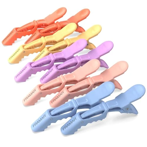 FRAMAR | Pastel Crocodile Clips Hair