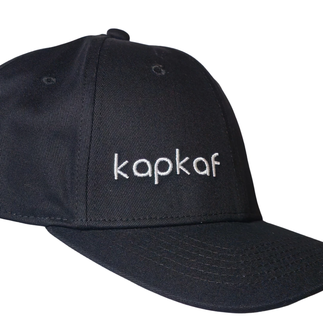 KAPKAF Curly Cap coton NOIR