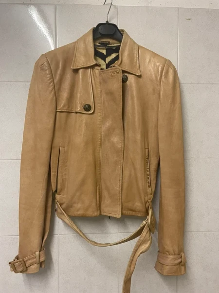 Giubbotto in pelle Roberto Cavalli vintage