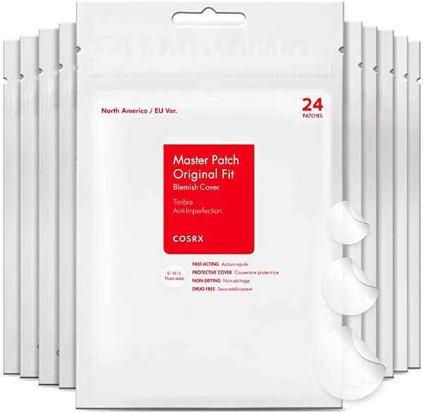 COSRX Acne Pimple Patch (240 counts) Absorbing Hydrocolloid Spot Treatment Fast Healing, Blemish Cover, 3 Sizes : Amazon.fr: Beauté et Parfum