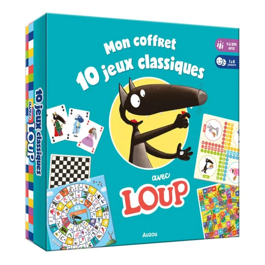 Mon Coffret de Jeux Classiques avec Loup