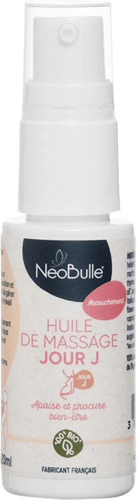 Huile Massage Jour J Bio 20ml NeoBulle | -13% sur Kazidomi