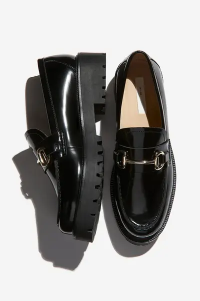 Mocassins en cuir