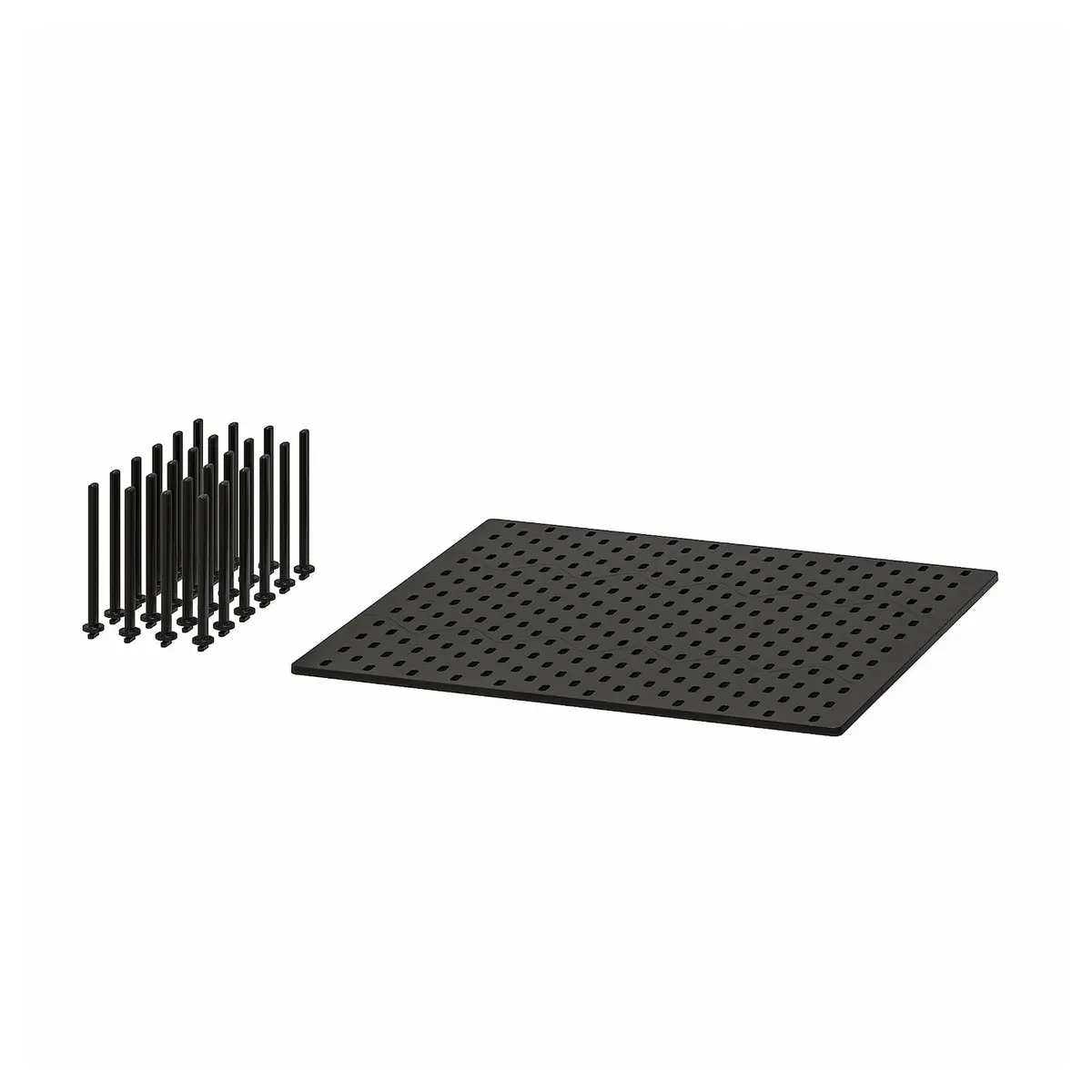 UPPDATERA Panneau perforé organiseur tiroir - anthracite 60 cm