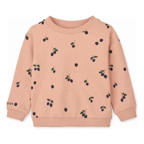 Sweat Thora Baies Coton Bio | Rose