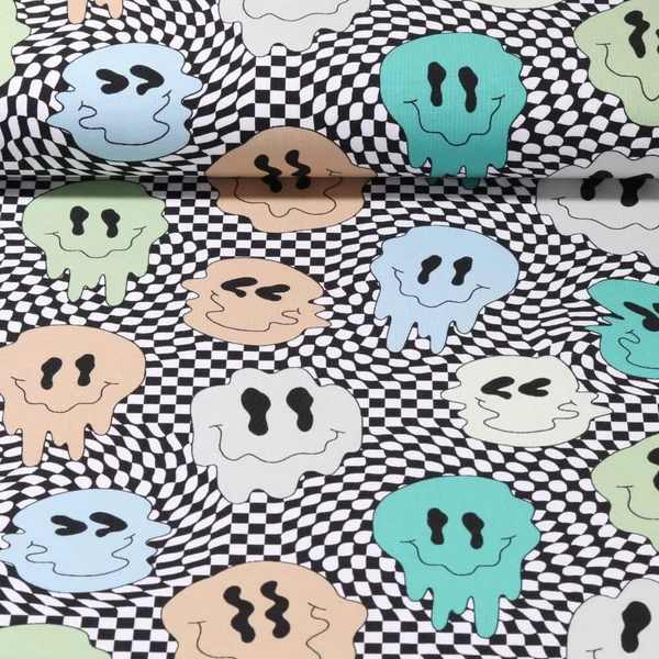 Jersey - Smileys Échiquier Pastel
