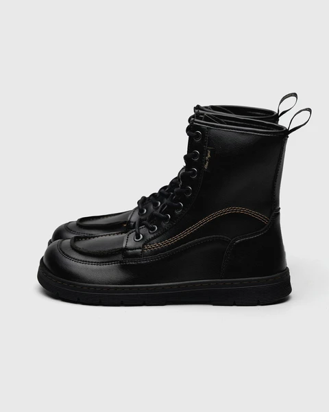Bottes Barefoot à lacets Axis Black | OHNE Project