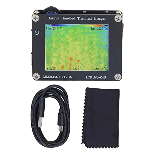 Caméra thermique infrarouge à écran 2" - 40 ℃ à 300 ℃ - Imageur thermique multifonction portable
