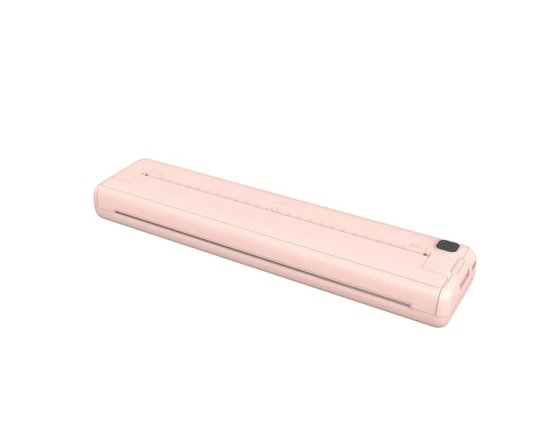 Imprimante Thermique A4 Portable Sans fil Bluetooth, Uniquement pour IOS et Android smartphones Rose