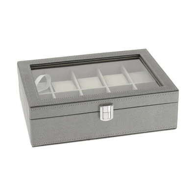 Boîte de rangement montres grise | MATY