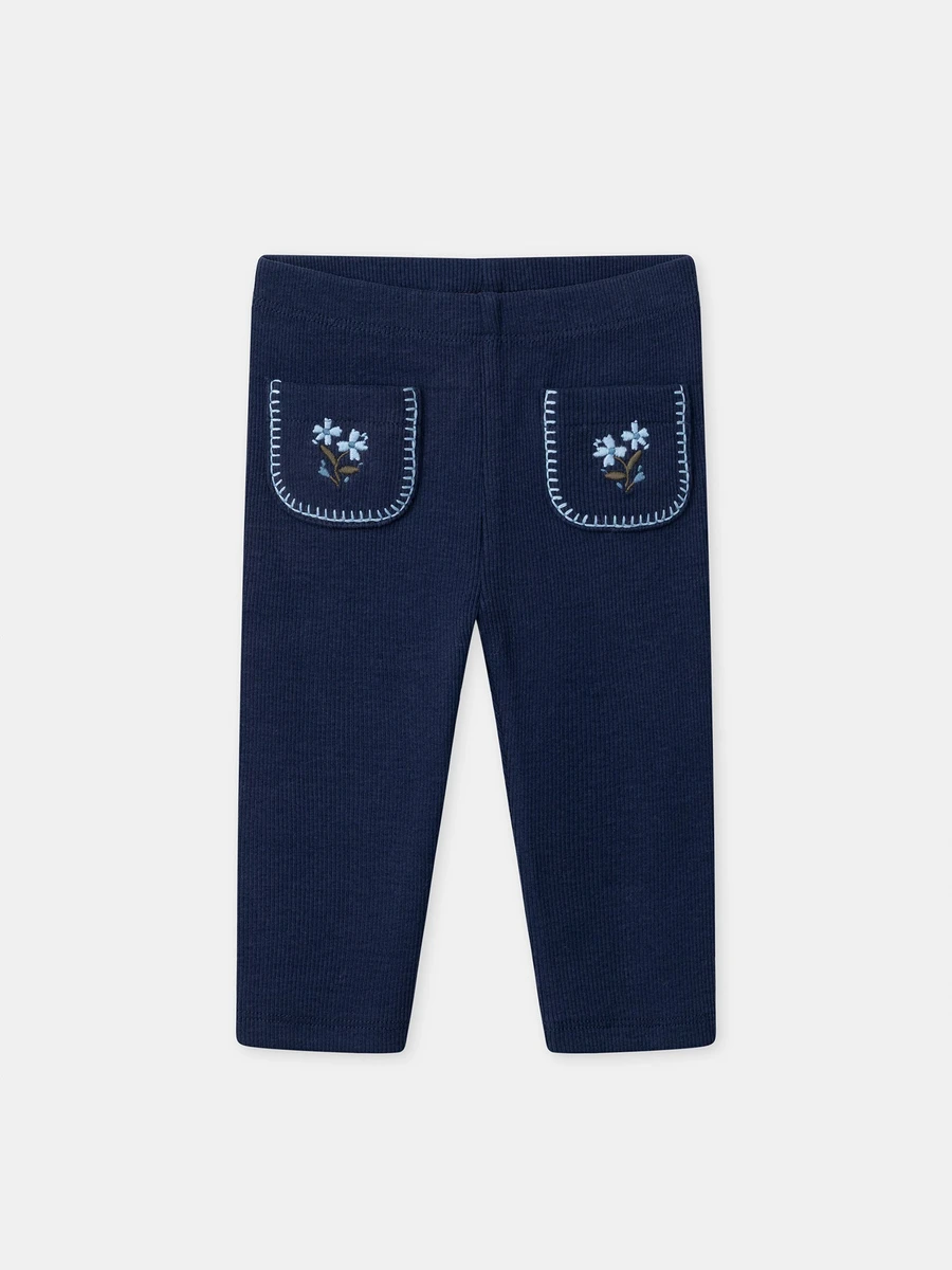 Legging bleu foncé Bébé Fille