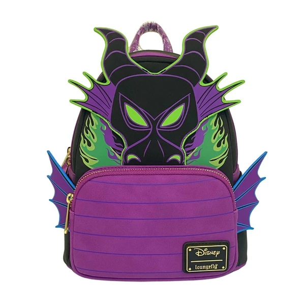 Exclusive Maleficent Dragon with Glow in the Dark Flames Loungefly Mini Backpack