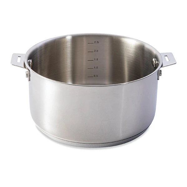 Casserole inox Clips’Inox sans manche 20 cm Mathon