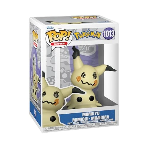 Funko Pop! Games: Pokemon - Mimikyu - Mimiqui - Figurine en Vinyle à Collectionner - Idée de Cadeau - Produits Officiels - Jouets pour Les Enfants et Adultes - Video Games Fans