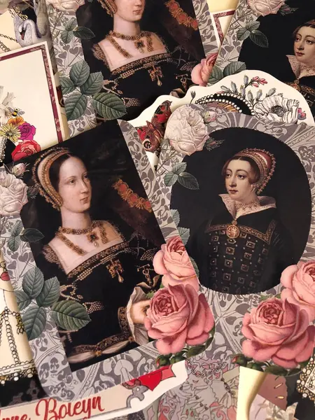 Autocollants Anne Boleyn - Autocollants de style Tudor