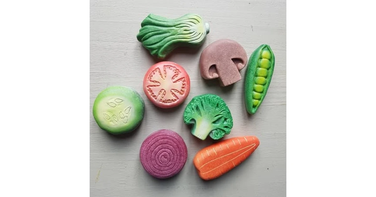 Légumes en pierre reconstituée - Cuisine de boue - Yellow Door