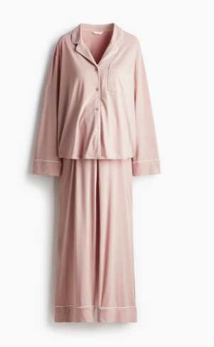 Pyjama ample & avec boutons pour la grossesse & le post-partum 
