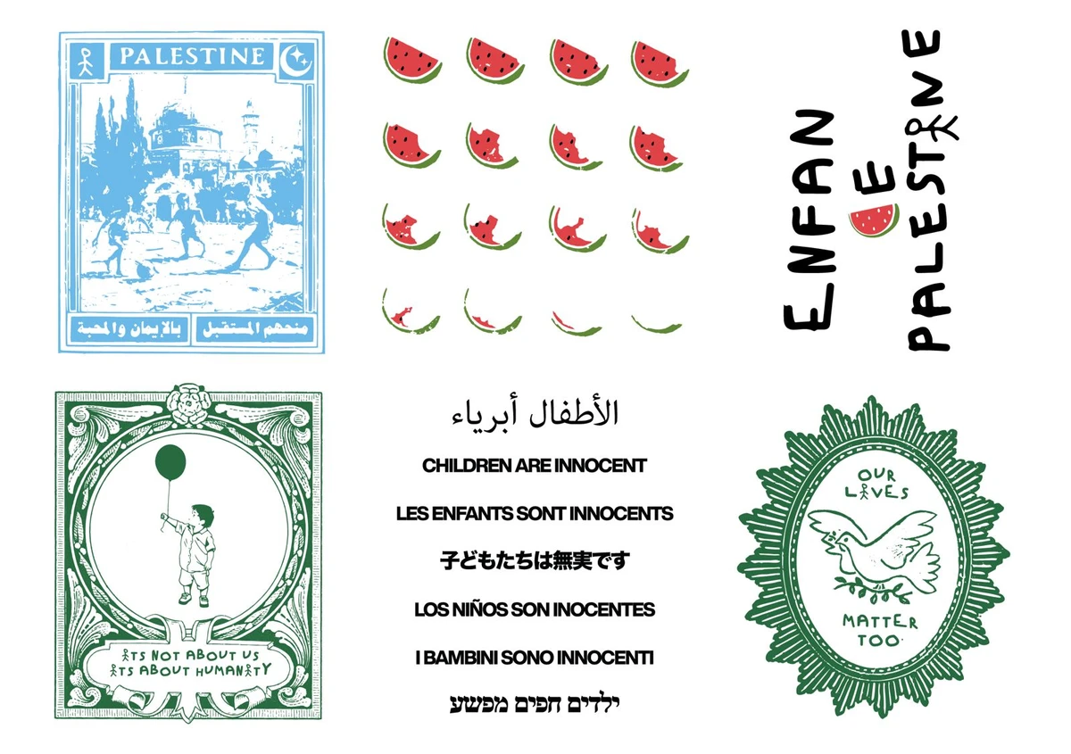 STICKERS EDP – enfan de palestine