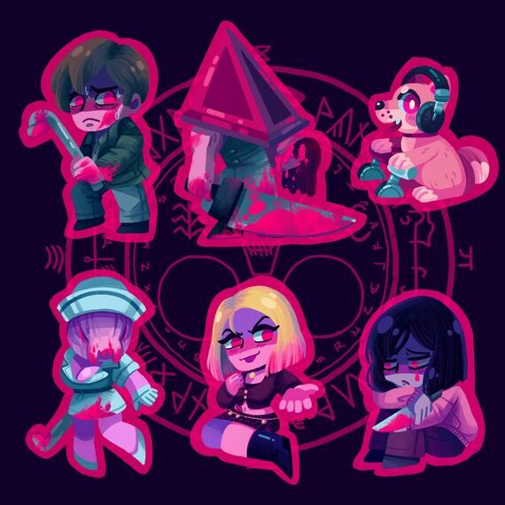 PREORDER: Silent Hill 2 acrylic charms