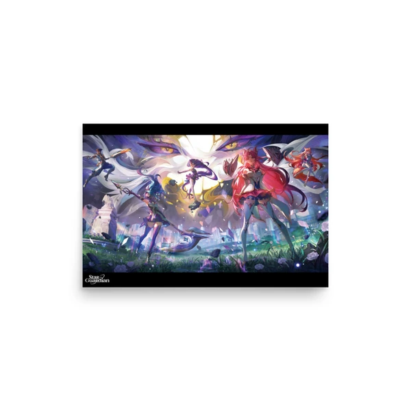 Poster chinois League of Legends des Gardiens des étoiles 2022 | Boutique Riot Games