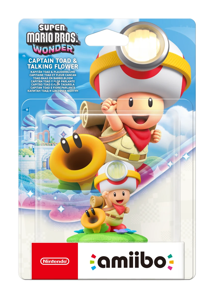 amiibo - Collection Super Mario Bros.Wonder - Capitaine Toad et Fleur cancan (NINTENDO SWITCH 2)
