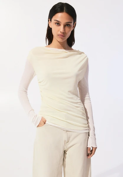 Blouse - beige