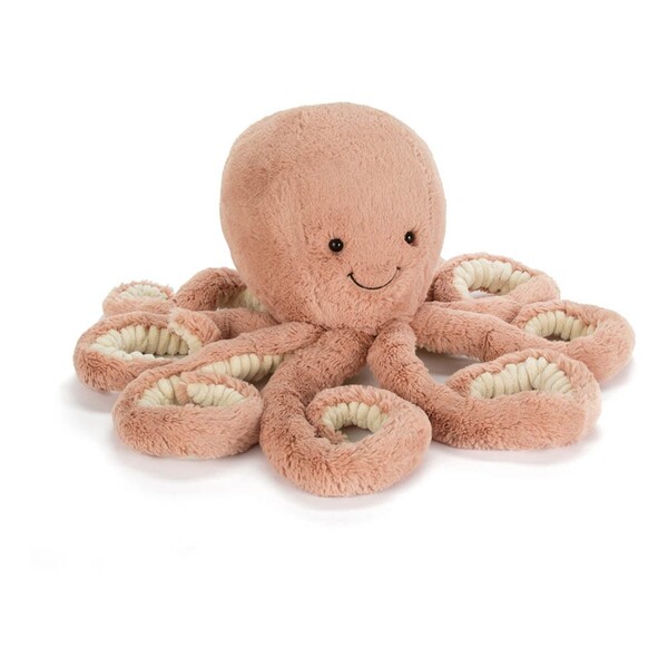 Jellycat - Peluche poulpe Odell - Rose pÃªche