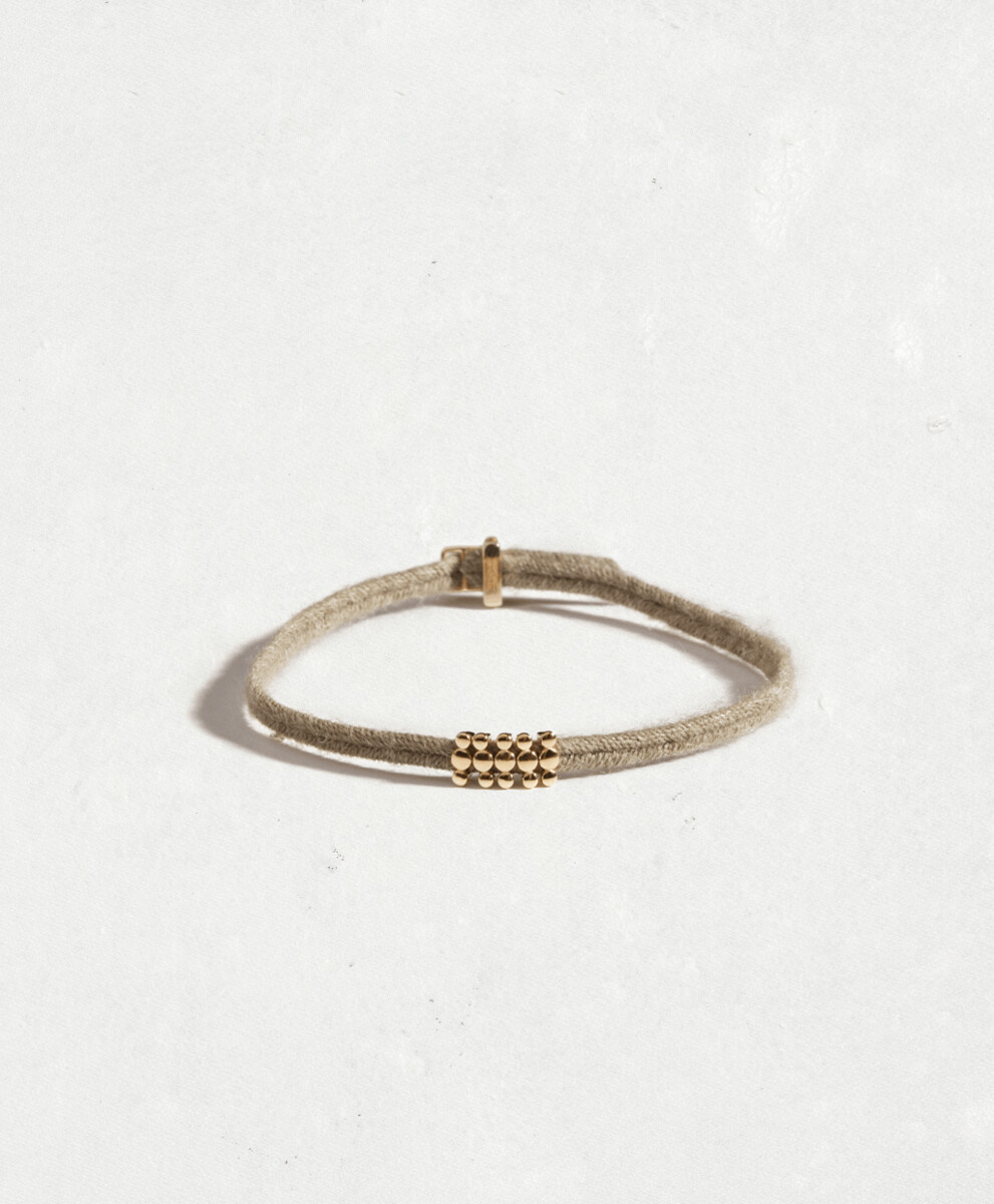 Charnières 10K Yellow Gold Sigma Bracelet | Yannis Sergakis