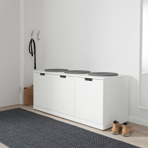 NORDLI Commode 3 tiroirs, blanc, 120x54 cm - IKEA