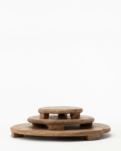 McGee & Co. | Mango Wood Carved Pedestal