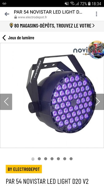 PAR 54 NOVISTAR LED LIGHT D20 V2