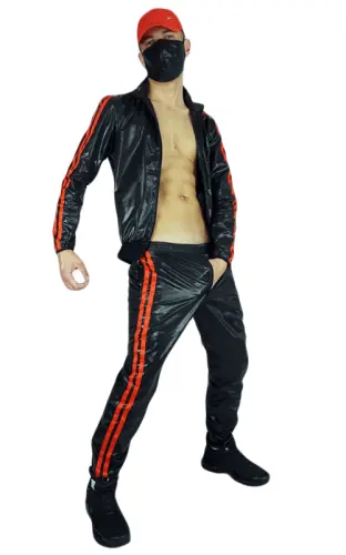 Kinky Jacket No Cuffs Scally Red Stripes