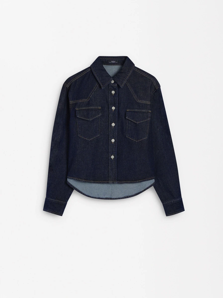 Chemise en jean à manches longues Bleu | Parfois