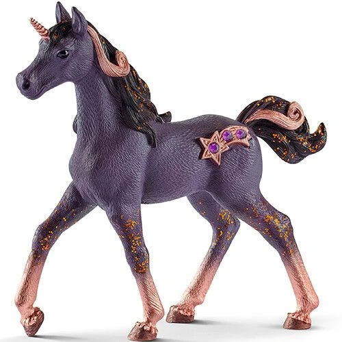 schleich bayala étoile filante licorne poulain - 9 cm