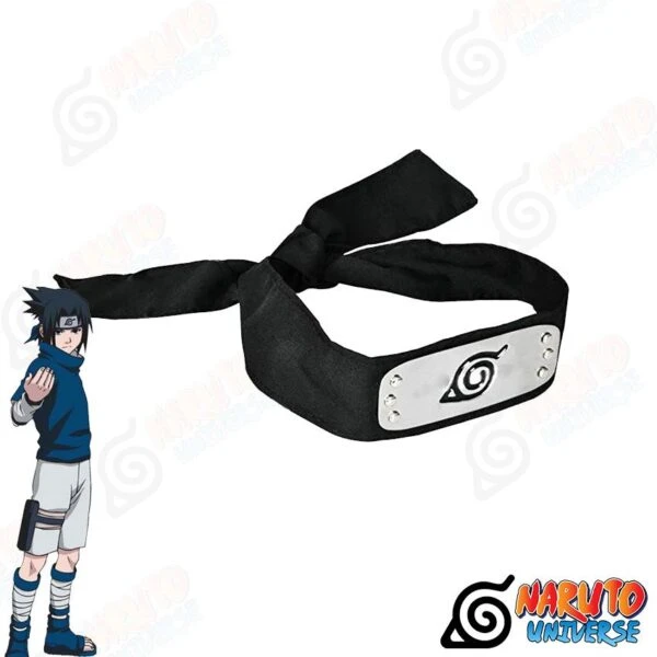 Sasuke Uchiha Headband Hidden Leaf Cosplay Ninja | Naruto Universe Store