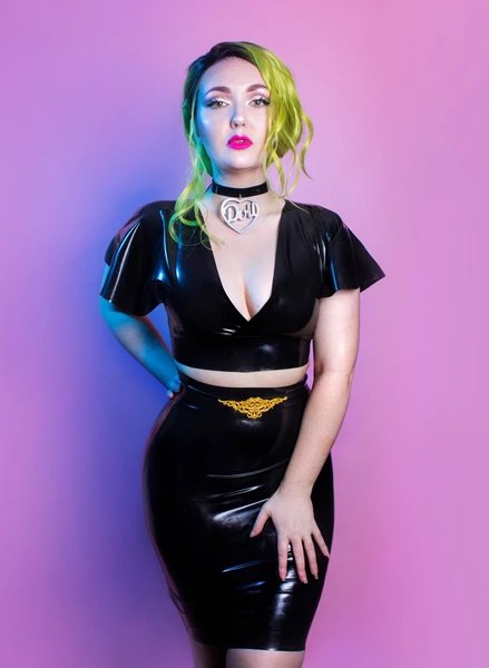 latex plunge batwing buckle blouse top - crop top bra pixel gamer bikini cocktail