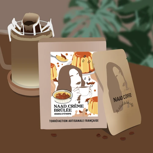 Boîte de 10 monodoses - Naad Crème brûlée