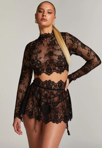 Hunkemöller SKIRT - Porte-jarretelles - black/noir - ZALANDO.FR